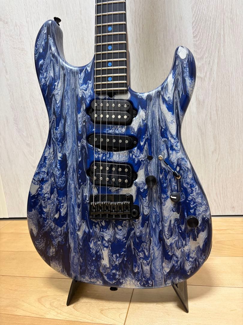 ギター JAMES TYLER JAPAN custom blue shmear #2 JAMES TYLER】人気カラーCustom Blue Shmearフィニッシュと、Fresh