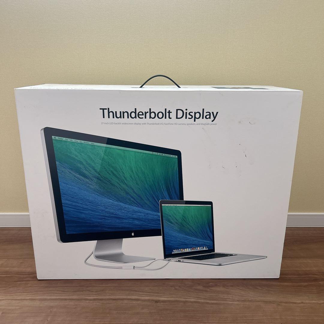 美品希少品Apple Thunderbolt Display 27インチ外箱付き iMac（Apple） Apple Thunderbolt Display 27インチ A1407 MC914J/A