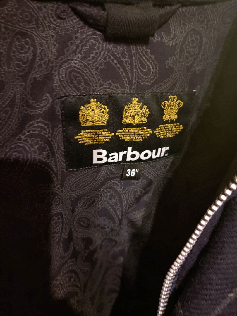 Barbour×BEAMS チェック柄ジャケット 36インチ バブアー ビデイル