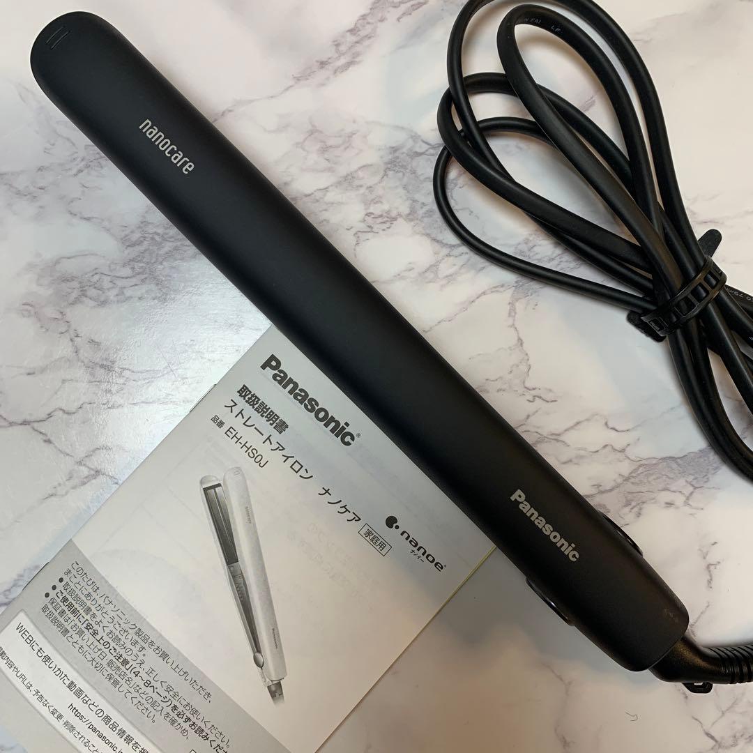 m*☆様 Panasonic ナノイー ストレートヘアアイロン EH-HS0J ストレートアイロン nanocare（ナノケア） 白 EH-HS0J-W [交流（コード