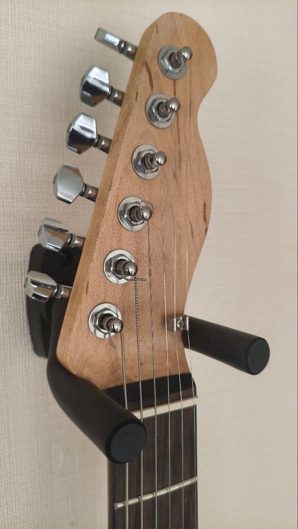 テレキャスター　ブラック　ダブルバインディング