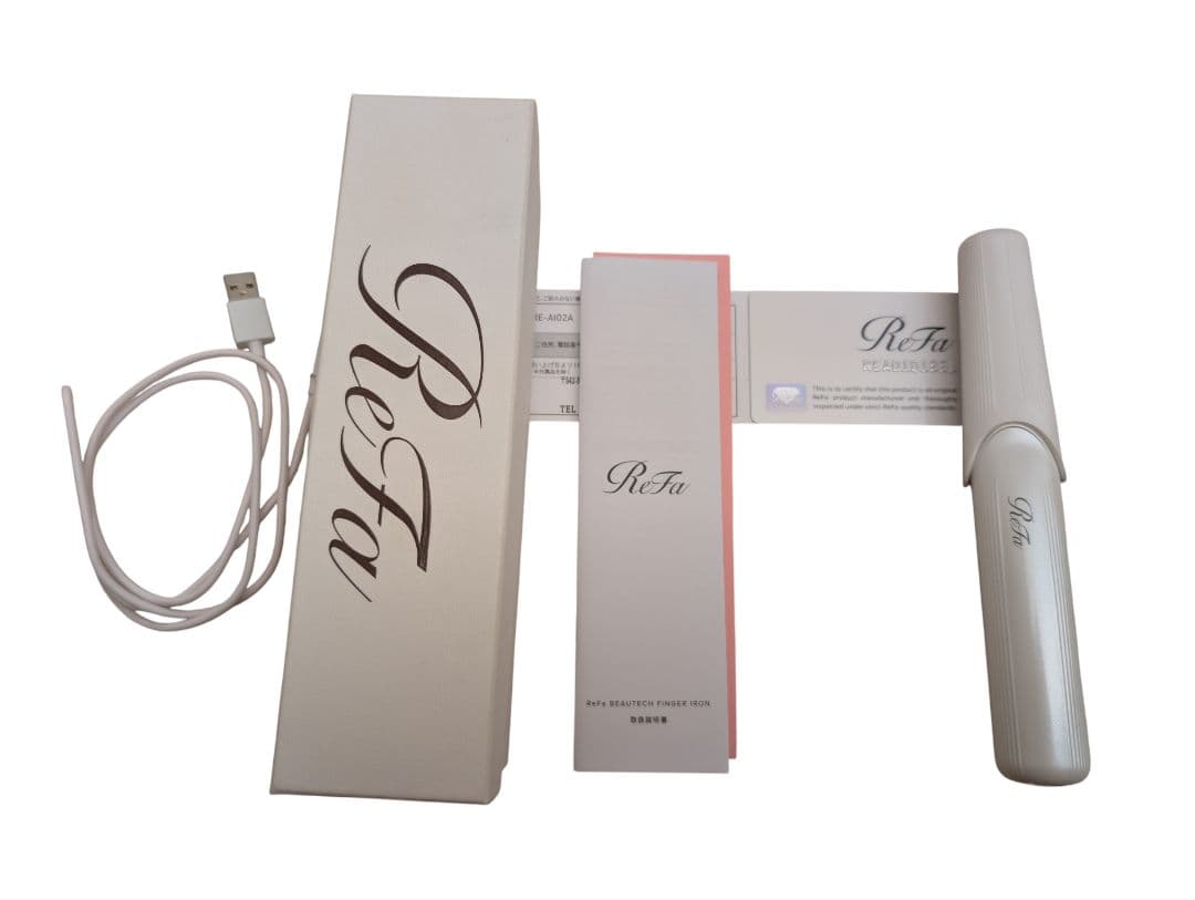 ReFa リファ フィンガーアイロン ストレートアイロン RE-AI02A フィンガーアイロンST（FINGER IRON ST） ReFa（リファ） ホワイト RE