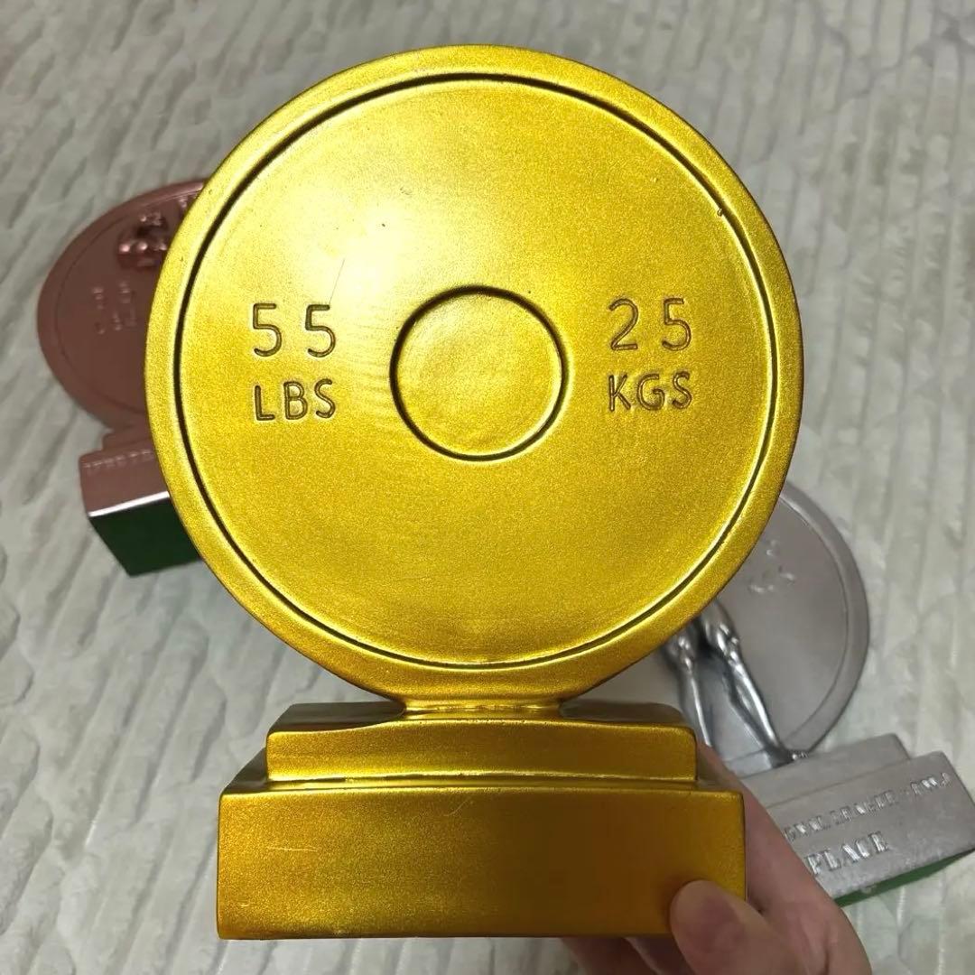 FWJ フィジーク 優勝 1位 トロフィー×メダル - メルカリ