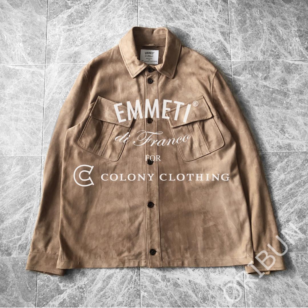 EMMETI × COLONY Clothing ゴートスエードレザージャケット - メルカリ