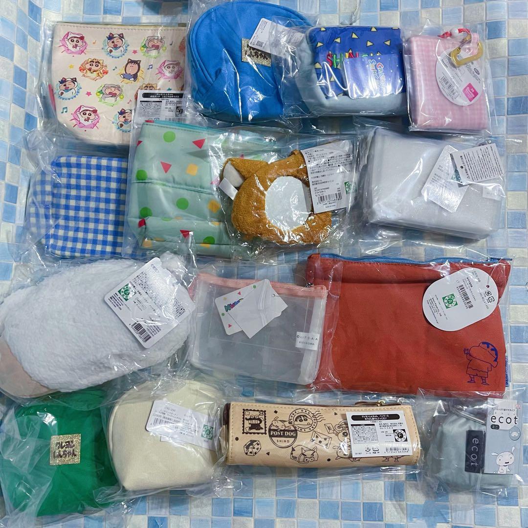 クレヨンしんちゃん　ポーチ　ペンケース　ミラー　エコバッグ　まとめ売り