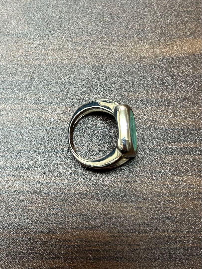 藤浦様専用 エルメス 90年代 コロゾ ホース リング シルバー 53号