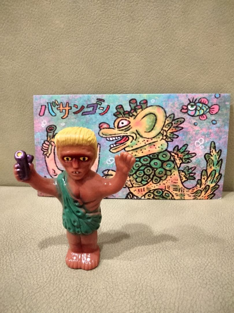 ソフビ chubbytoys バサンゴン 黄色 izumonster 安楽安作 - メルカリ