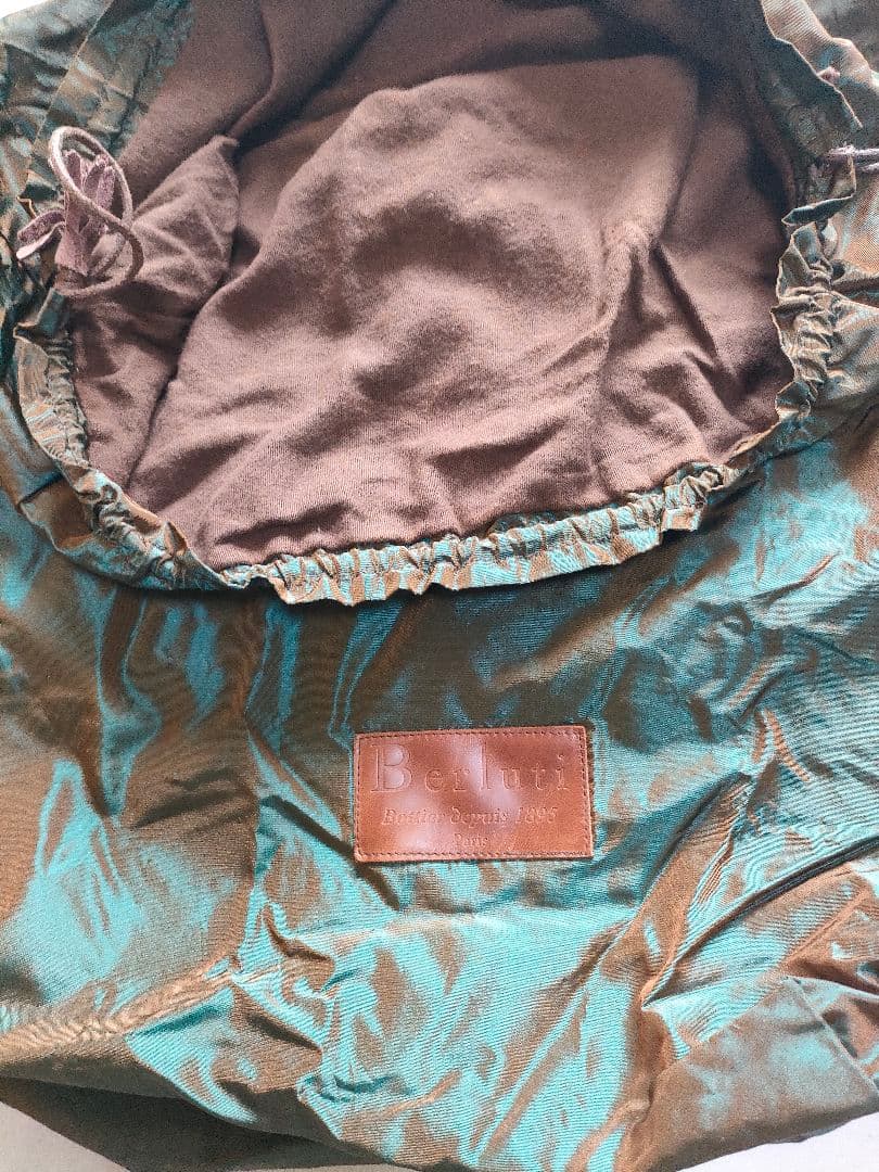 ベルルッティ 純正ロゴ入り収納袋 セット BERLUTI ブラウン ケース