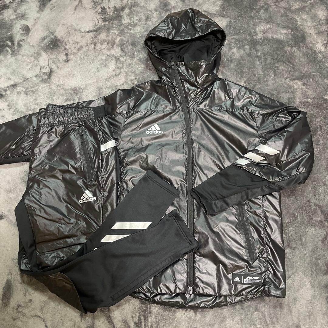 アディダス　冬用ウインドブレーカー　セットアップ　野球　ベースボール adidas（アディダス） 野球 裏起毛ウインドブレーカー上下セット