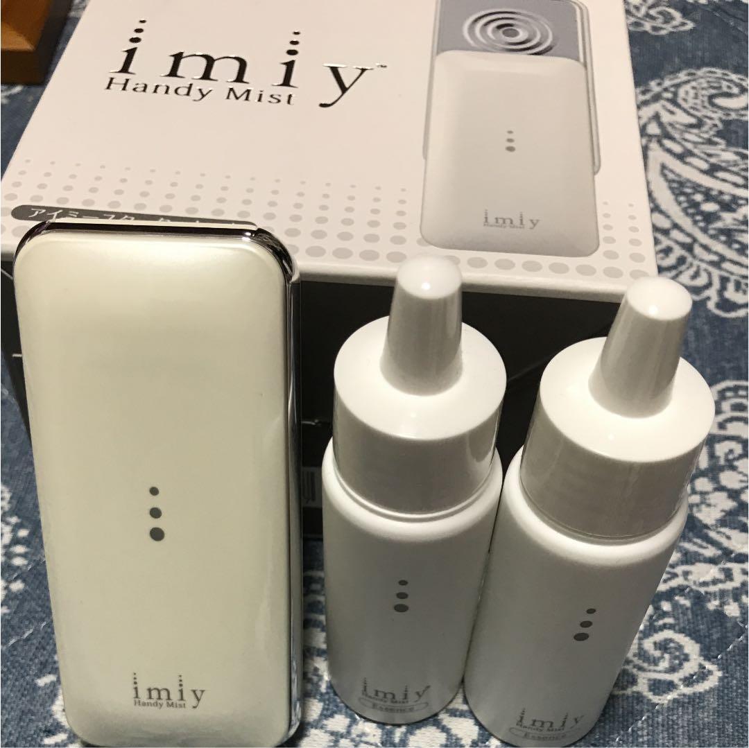 再お値下げ中‼️imiy 小型 軽量ハンディーミスト Amazon.co.jp: ハンディーミスト アイミー スターターセット パール