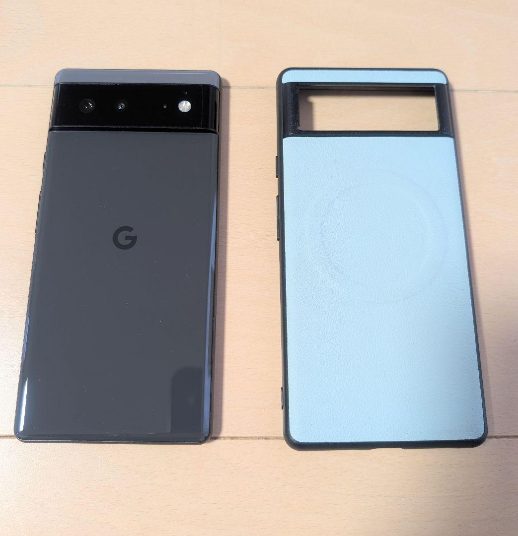 Google Pixel 6 Stormy Black ケース付き - メルカリ
