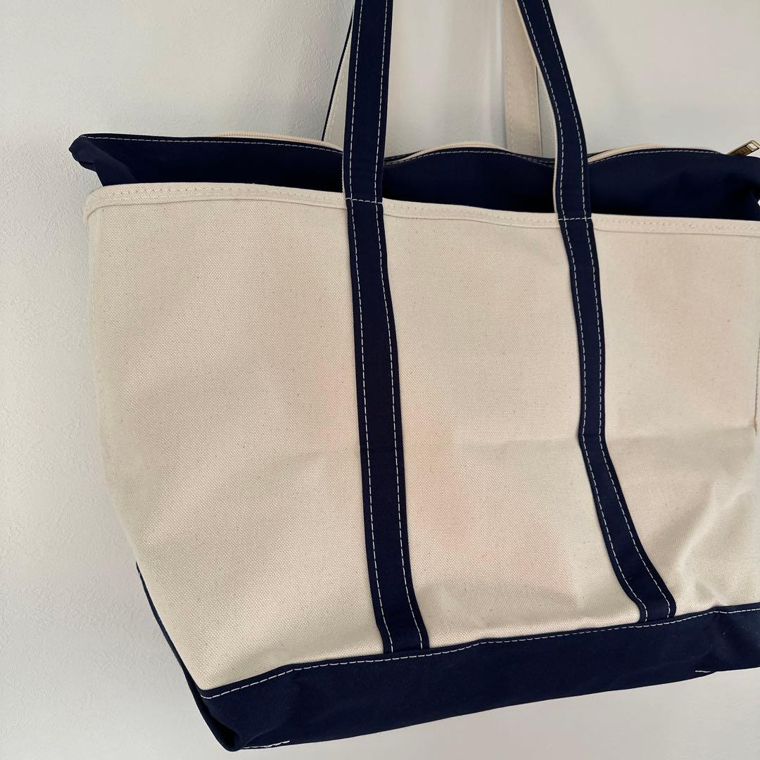 【L.L.Bean】USA製 ボートアンドトート ラージ ネイビー 新品未使用