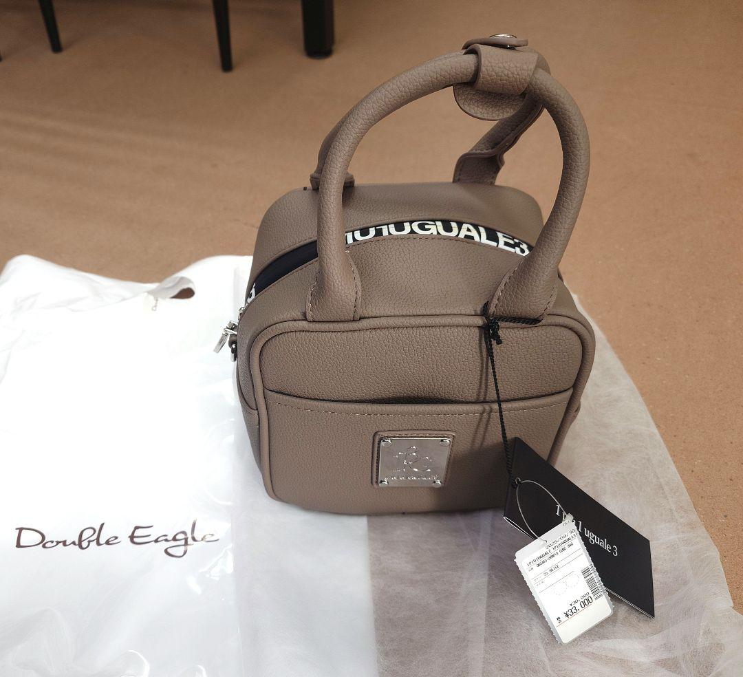 新品 1piu1uguale3 GOLF ハンドバッグ ラウンドバッグ ブラウン 1PIU1UGUALE3 GOLF 【26SS】 【正規品】1PIU1UGUALE3 ウノピゥウ