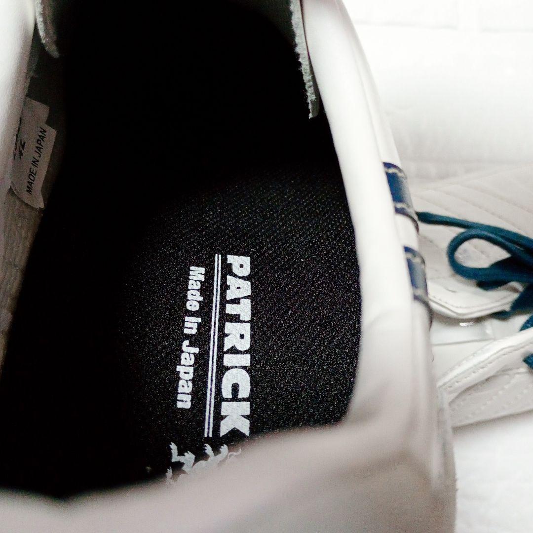 PATRICK アイリス IRIS レザー 白×紺 26.5cm ✨️良品✨️