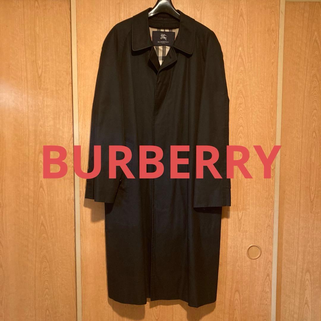バーバリー Burberry ネイビー 紺 コート ライナー付き メンズ BURBERRY - バーバリーズ 90s 日本製 ダウンライナー付き オールド