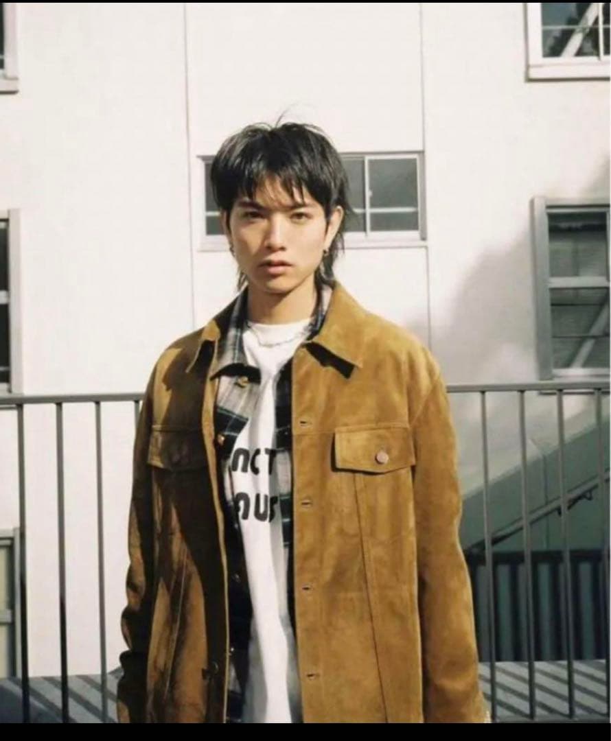 zara origins スエード レザー ジャケットL XL ザラ - メルカリ