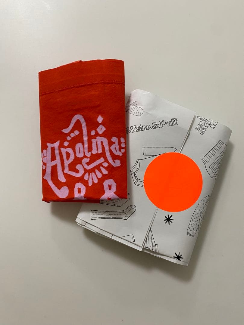 Apolina misha & puff ナツメグ トートバッグ □美品□misha and puff