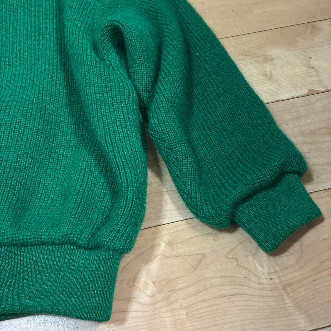 か*ず様 M455 CELINE 緑色 ストライプ カーディガン - メルカリ