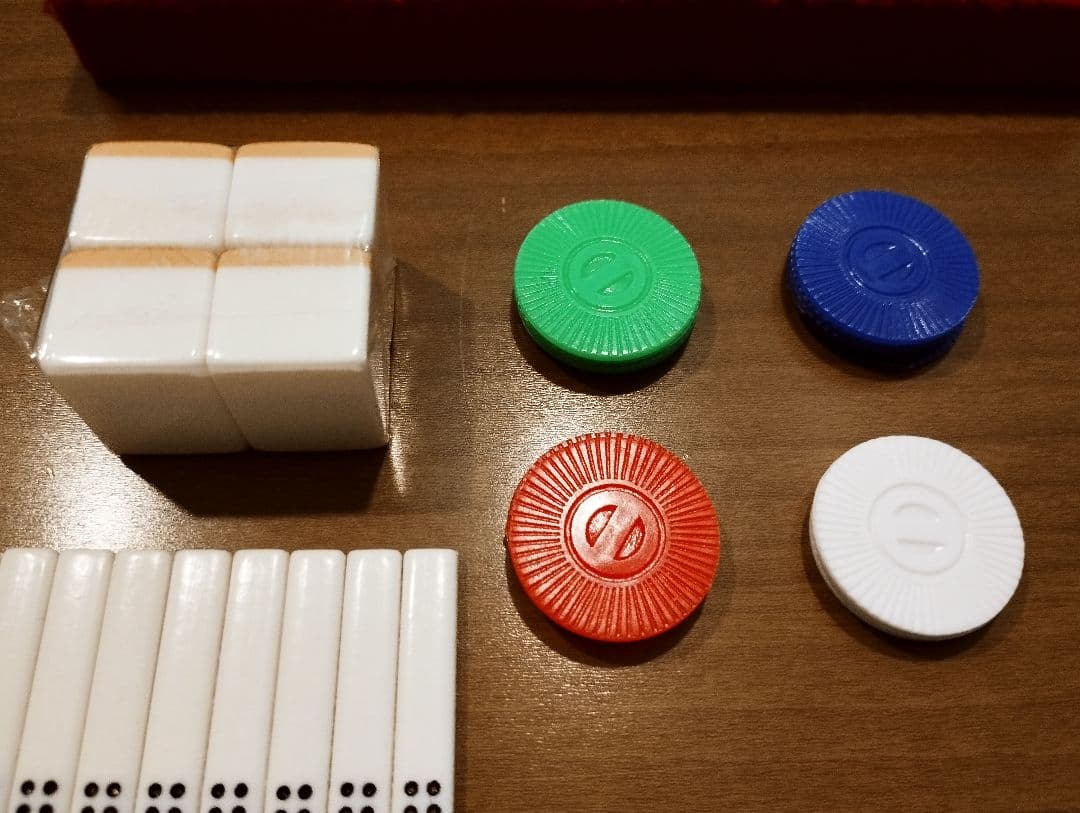 ミズノ丸一 ミズノマルイチ 瑞雲 背竹牌 金花牌 マージャンパイ 高級麻雀牌