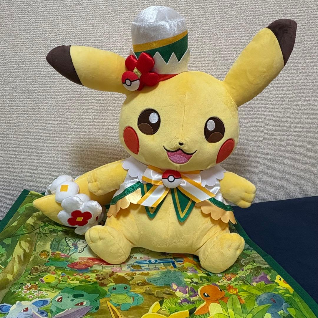 新品タグ付き】ポケパークカントー限定品 ピカチュウ イーブイ