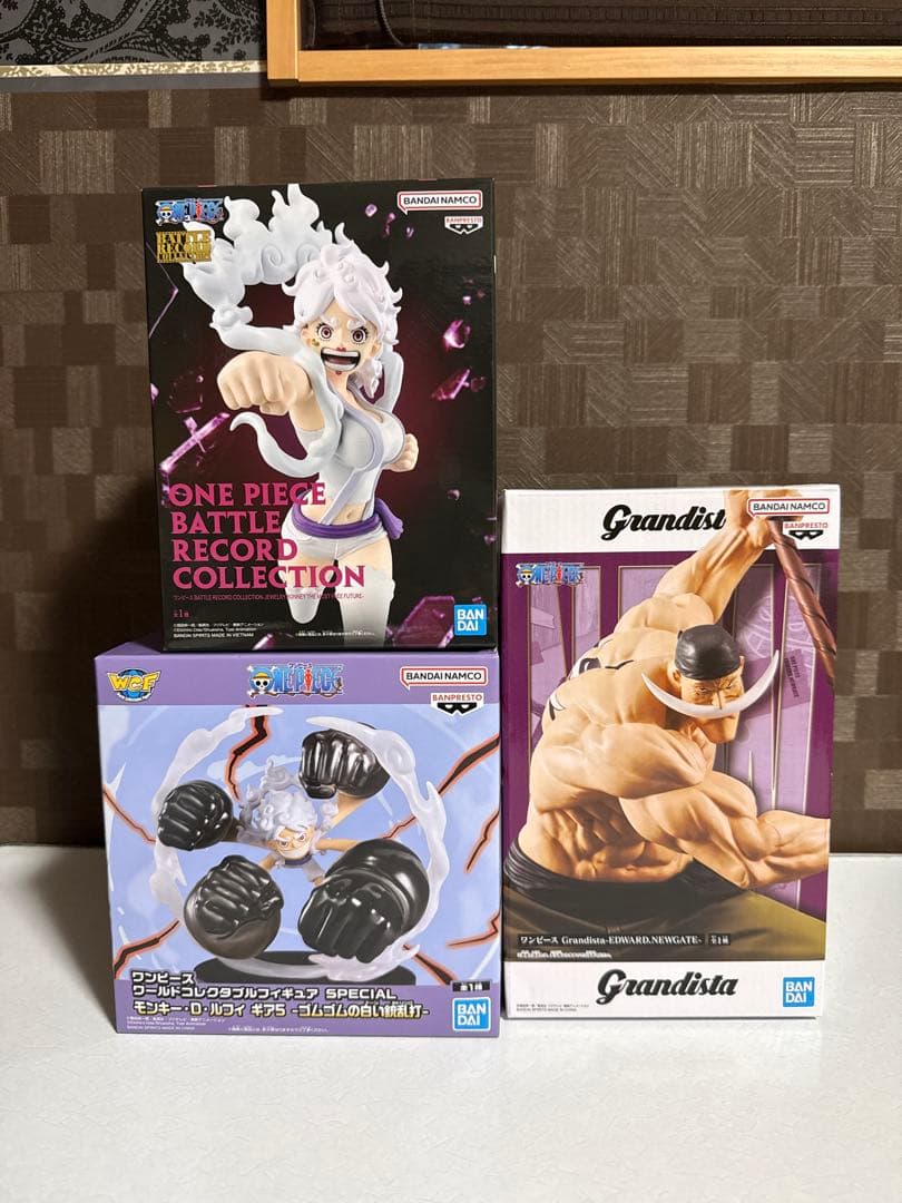 ワンピース　フィギュア　９点(ルフィ　シロヒゲ　ジョズ　マルコ　エース　ビスタ・