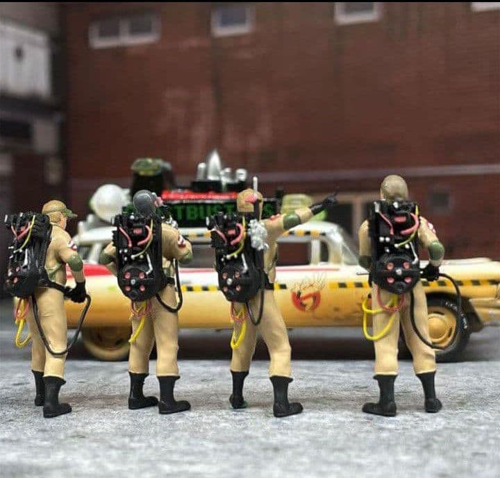 ★限定品◉1/64 【ゴーストバスターズフィギュア4体セット】《新品》