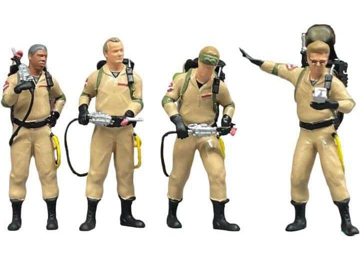 ★限定品◉1/64 【ゴーストバスターズフィギュア4体セット】《新品》