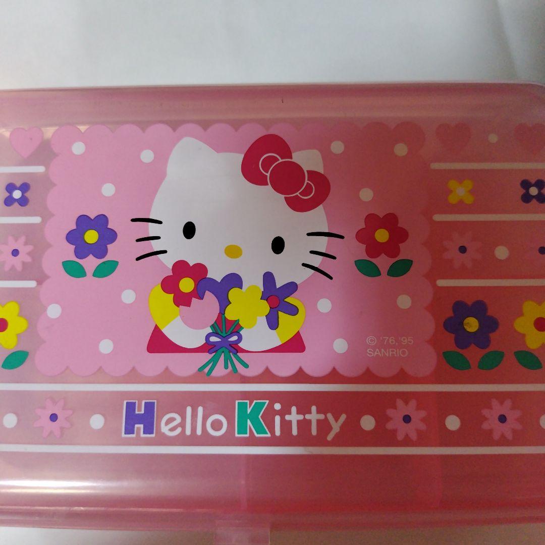 【最終値下げ】【激激レア】ハローキティ　プラスチックケース　収納　鍵付き