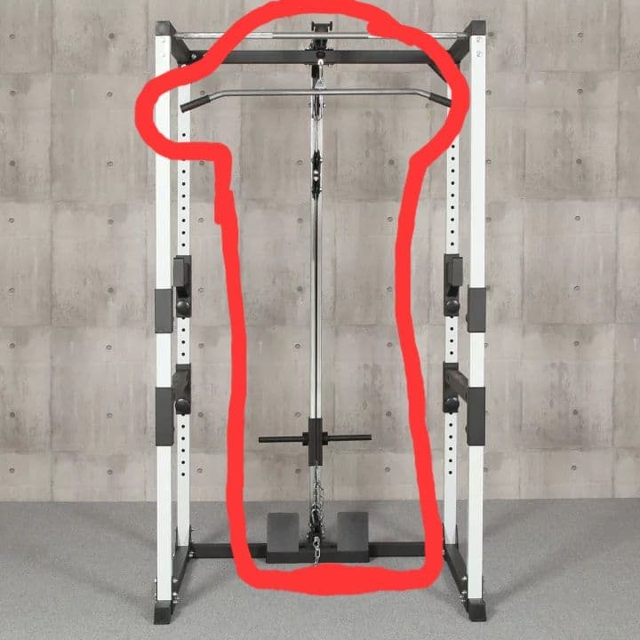 iROTEC R140 パワーラック 専用 ラットプルオプション/ラットプルのみ