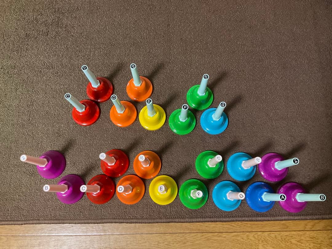 全音 ゼンオン ミュージック ハンドベル 22音