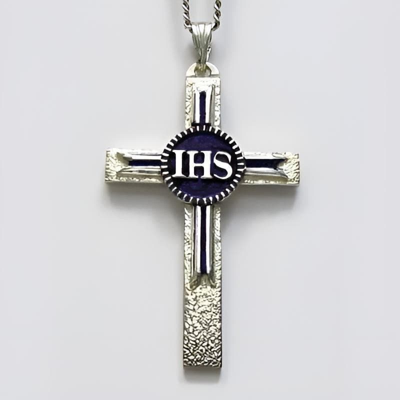 イエス.マリア.教義等を表した作品 イエスのモノグラムのクロス（B