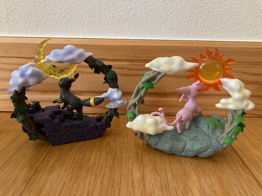 ポケモン　ブラッキー　エーフィ　フィギュア　キーホルダー　リーメント　一番くじ