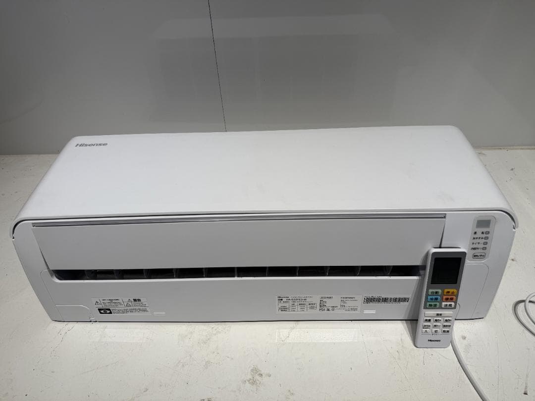 185　Hisense　2023年製エアコン　6～8畳用　整備済み 185 Hisense 2023年製エアコン 6～8畳用 整備済み