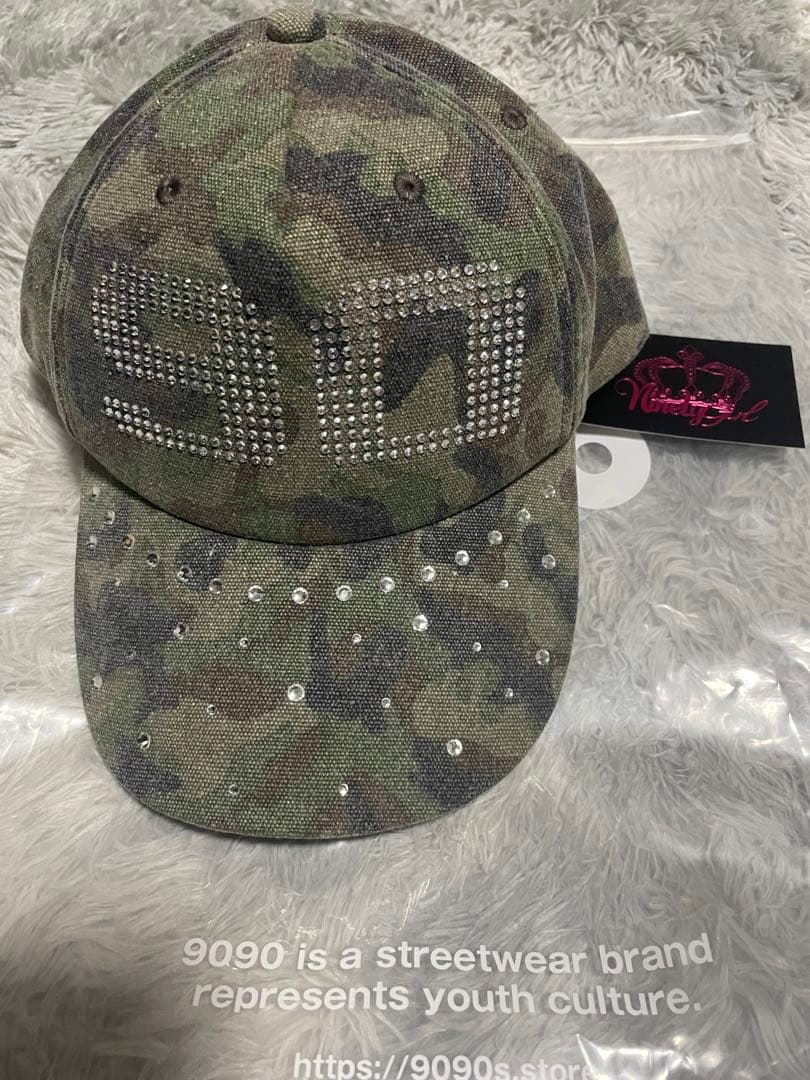 9090girl Numbering Studs Cap - メルカリ