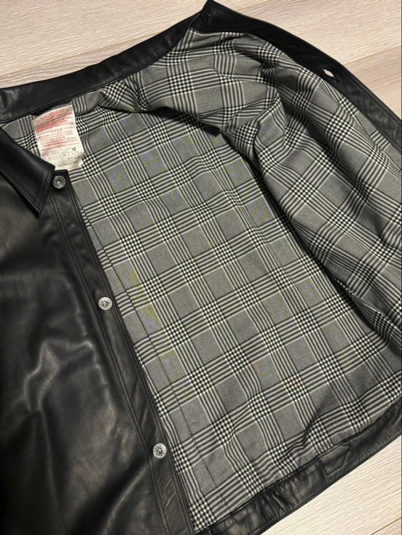 最終価格！NICENESS GUNN OILED LEATHER TRUCKER - メルカリ