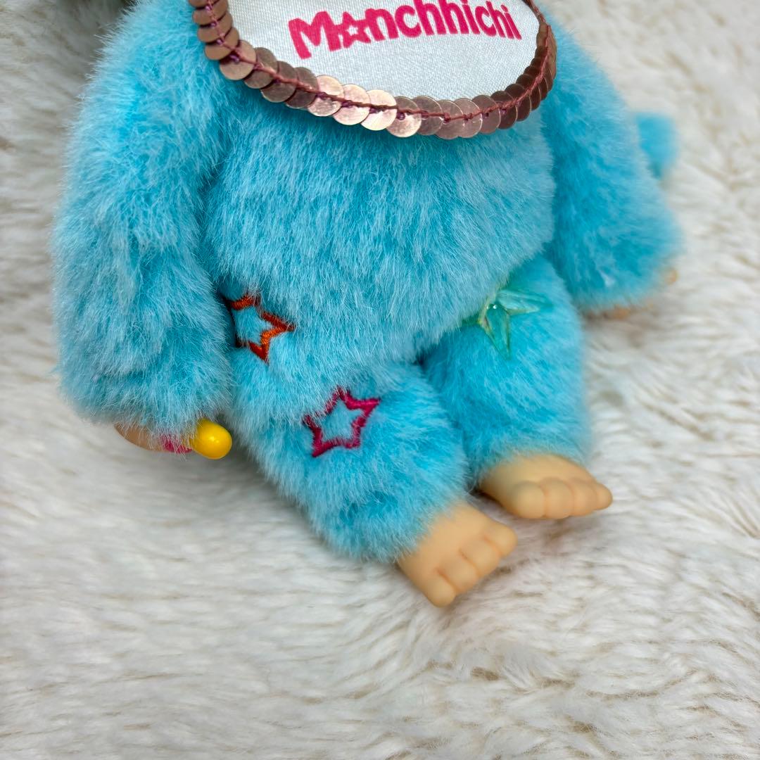 モンチッチ✨オトナラボ コラボ ブルー ぬいぐるみ キーホルダー