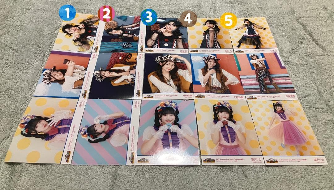 ナナニジ　22/7　TOYBOX衣装　ブロマイド　バラ売り