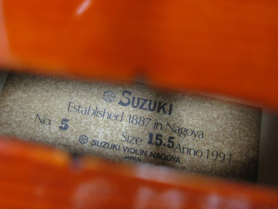 本格モダン上位機種】 鈴木バイオリン社 ビオラ No.5 付属品セット
