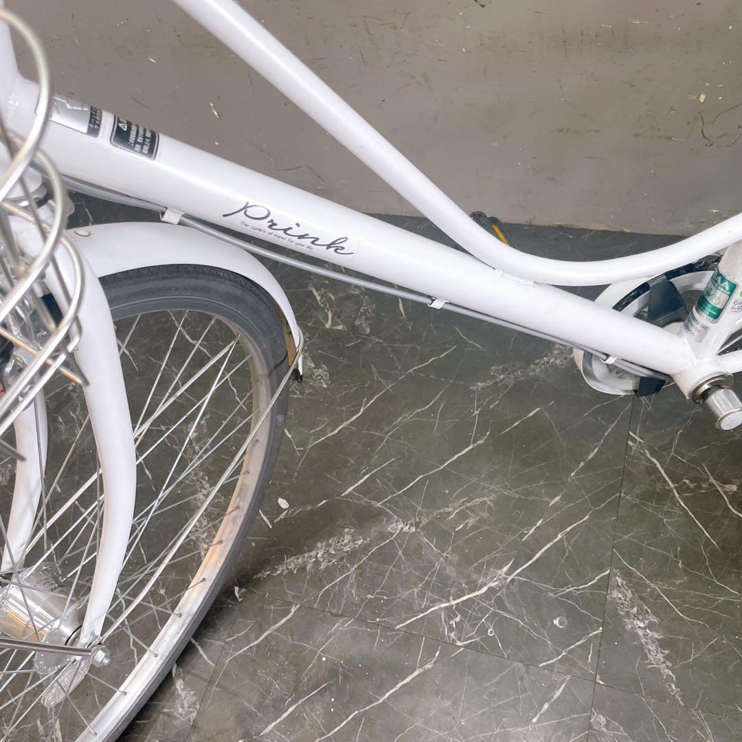 【972】《限定価格》一般車 ママチャリ マルイシ prink ホワイト