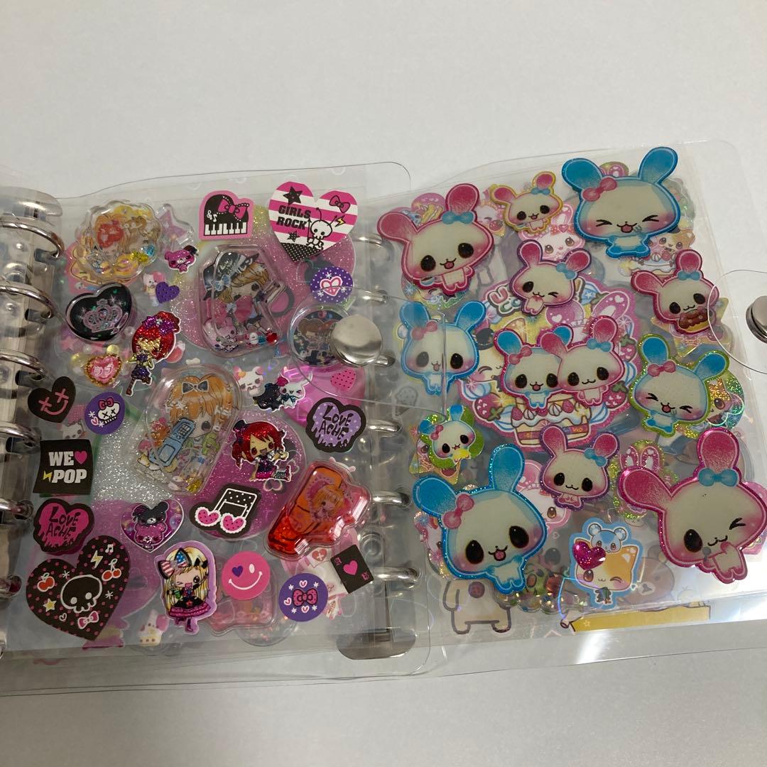 平成レトロ シール 透明シール帳