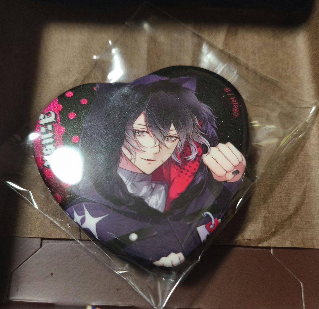 DIABOLIKLOVERS ハート缶バッジ アズサ - メルカリ