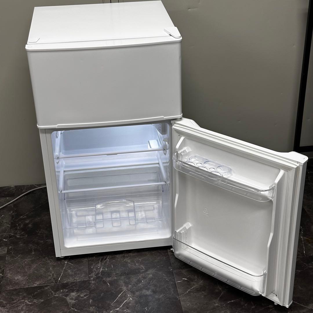 ◯関東送料無料！激安 設置対応 2023年製 2ドア YFR-D91(W) 山善