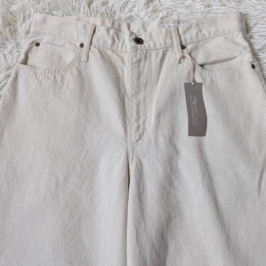 《新品タグ付》HUG O WaR/ハグオーワー　バルーンデニムパンツ　サイズL