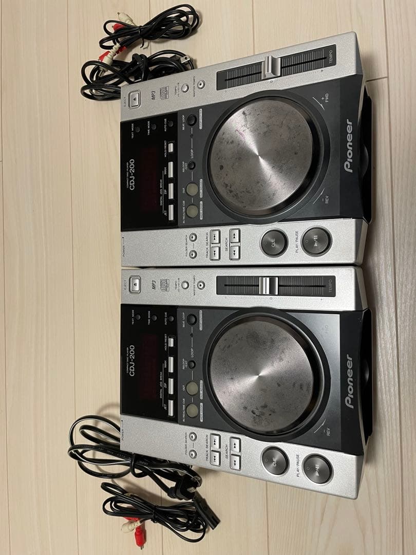 Pioneer CDJ-200 2台セット 中古品】【2台セット】Pioneer/DJプレーヤー/CDJ-200 -DJ機材アナログ