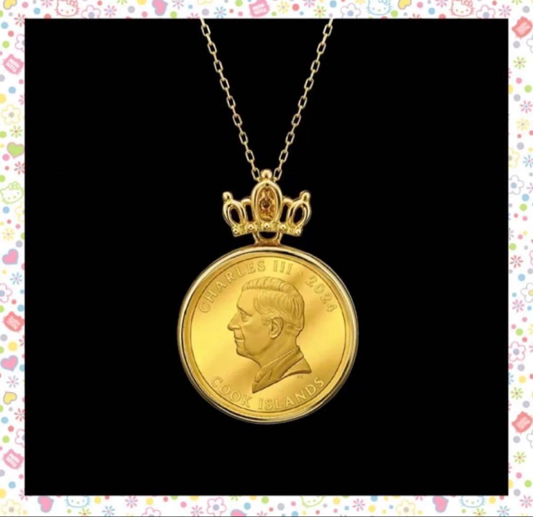 ツ*メ様 ハローキティ 50周年記念　純金ネックレス