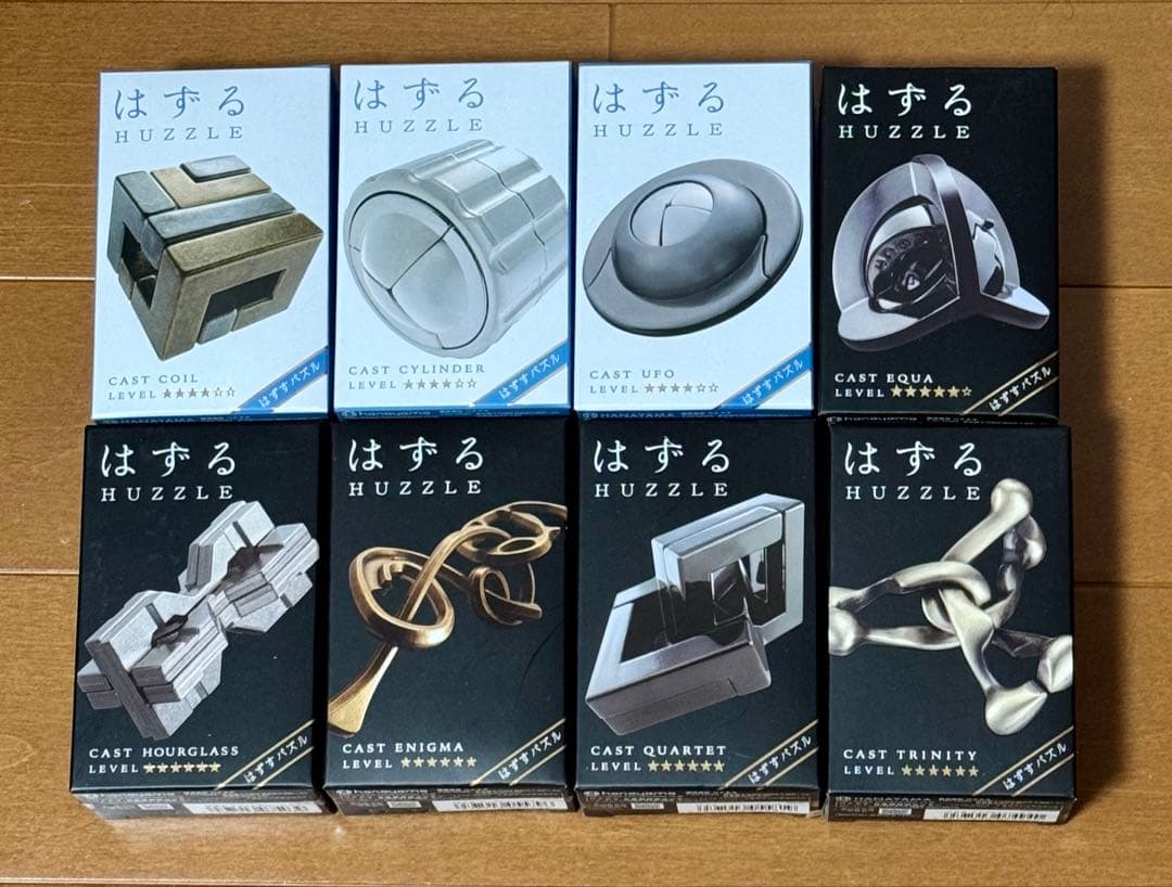 はずる8セット【HUZZLE】金属パズル hanayma 知恵の輪 - メルカリ