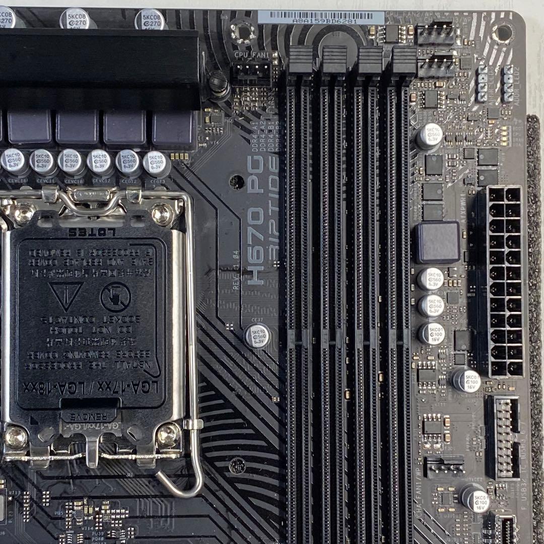 ASRock H670 PG RIPTIDE マザーボード LGA1700 - メルカリ