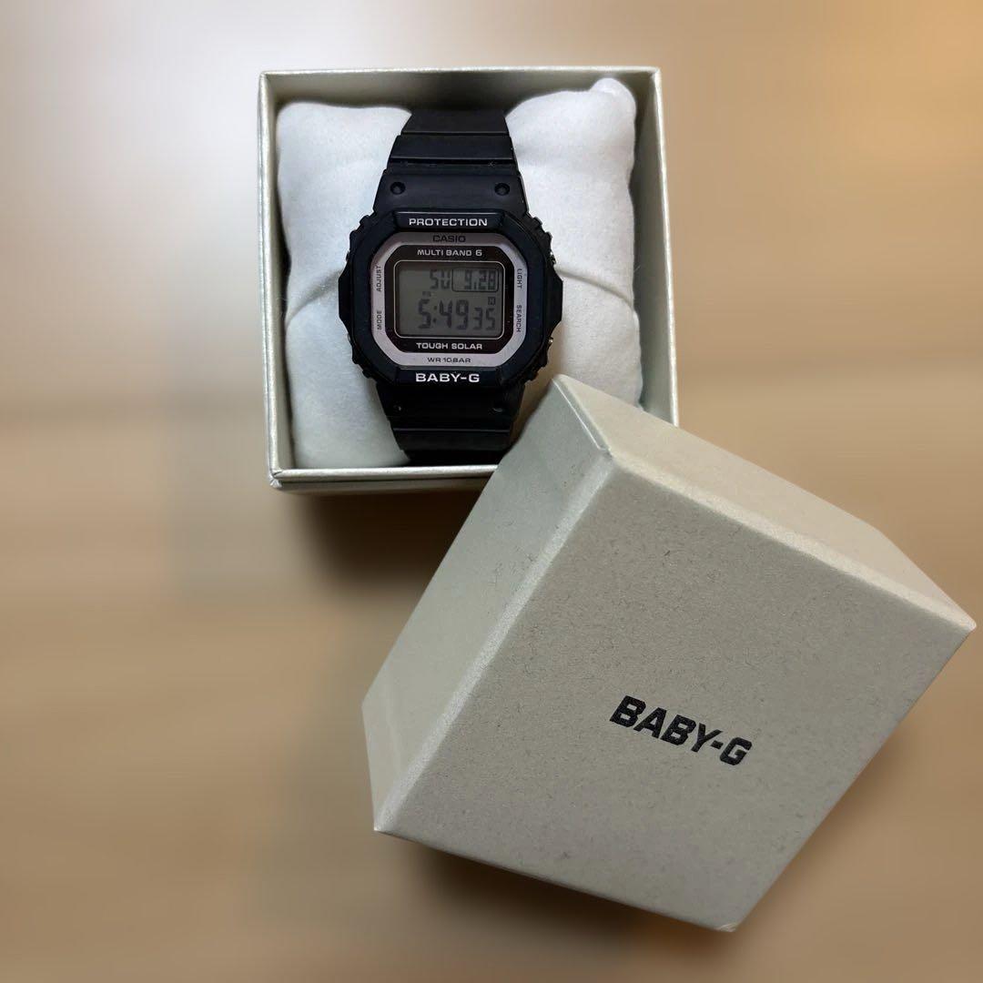 BABY-G BGD-5650-1BJFデジタル腕時計 ブラック （箱付き） BABY-G 正規品 カシオ ベビーG 電波 ソーラー ブラック BGD-5650-1BJF