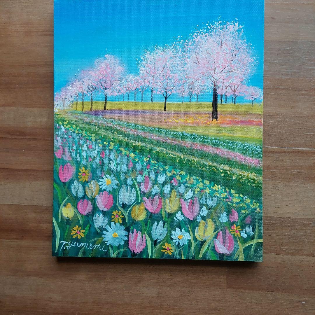 夢見多恵画 原画 風景画 F3(27.3×22×1) アクリル画 - メルカリ