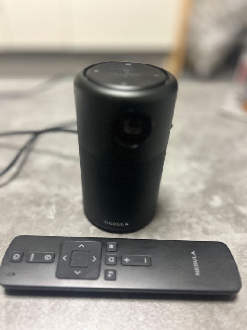 Nebula Capsule プロジェクター リモコン　アダプタ付き　箱無し 小さいけど充実機能のプロジェクターAnker Nebula Capsule Pro｜試用